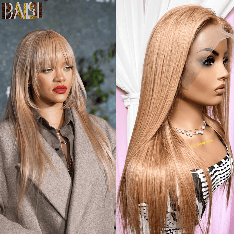 Baisi hair BAISI Honey Blonde Lace Wig With/Without Bang