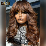 BAISI HAIR BAISI Sexy #4 Bouncy Wavy With Bang Wig