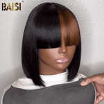 BAISI HAIR BOB Wig BAISI Unique Style Bang BOB Wig