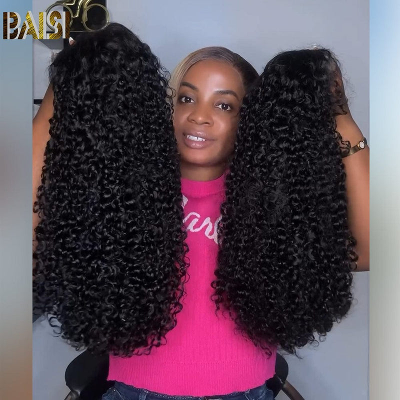 BAISI HAIR Frontal Lace Wig BAISI Double Drawn Curly Lace Wig