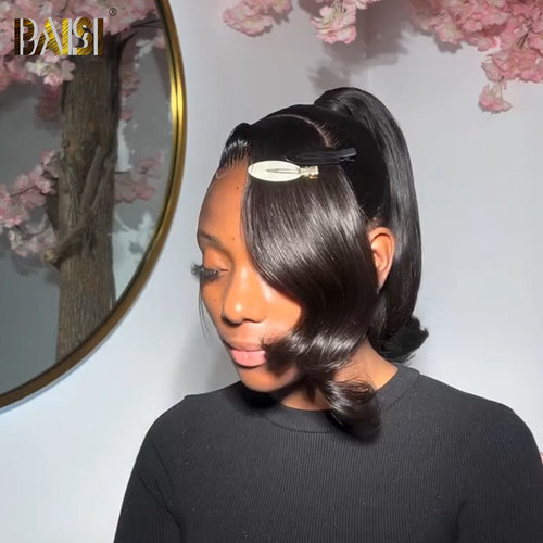 BAISI HAIR Frontal Lace Wig BAISI Perfect Ponytail Style Lace Wig For Wedding