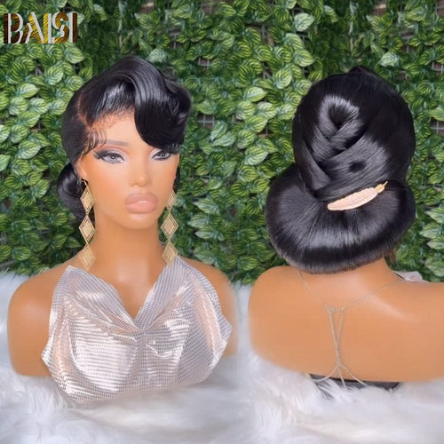 BAISI HAIR Frontal Lace Wig BAISI Updo Styling Wig For Wedding