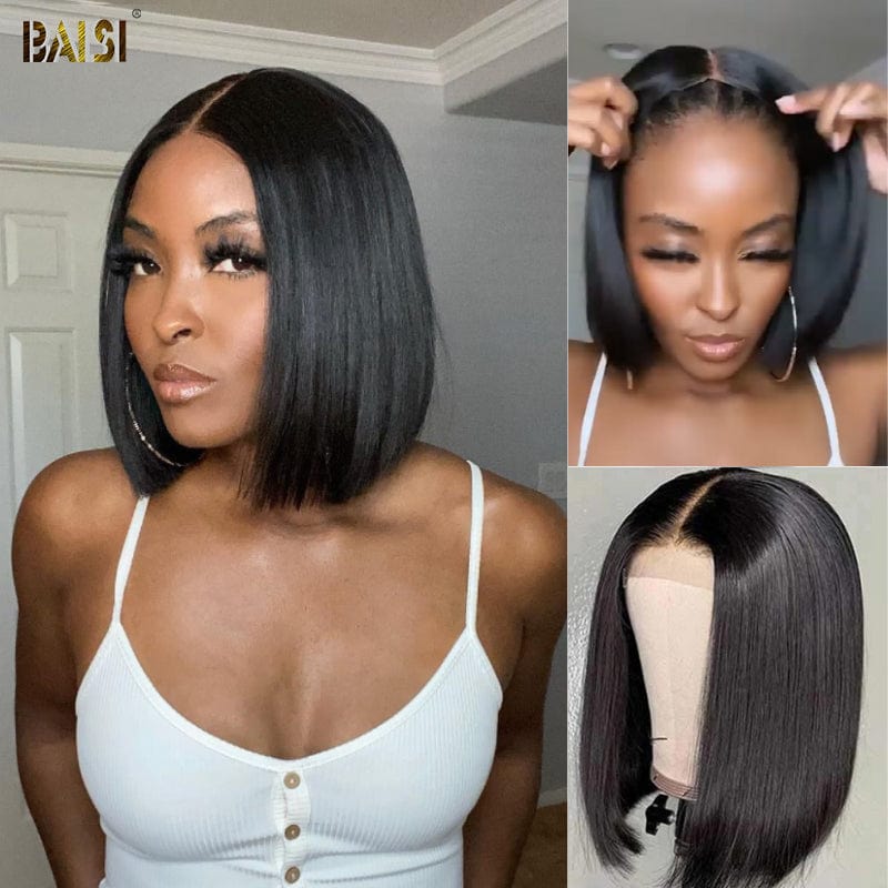 BAISI HAIR Glueless Wig BAISI Straight BOB Glueless Lace Wig