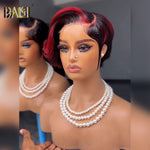 BAISI HAIR Pixie Cut Wig A&B BAISI Sexy Side Part Short Style Wig