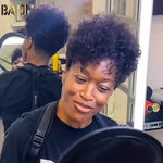 BAISI HAIR Pixie Cut Wig BAISI Curly Full Lace Shot Wig