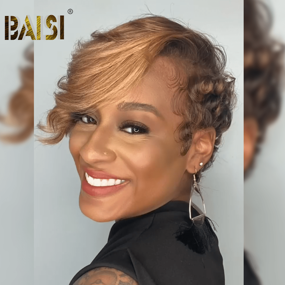 BAISI Elegant Pixie Cut Full Lace Wig – BAISI HAIR