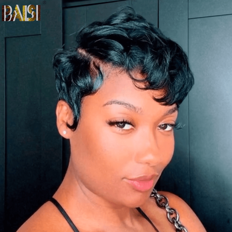 BAISI HAIR Pixie Cut Wig Baisi Fashion Short Pixie Cut Lace Wig