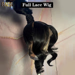 BAISI HAIR Pixie Cut Wig BAISI Full Lace Wig With Ponytail