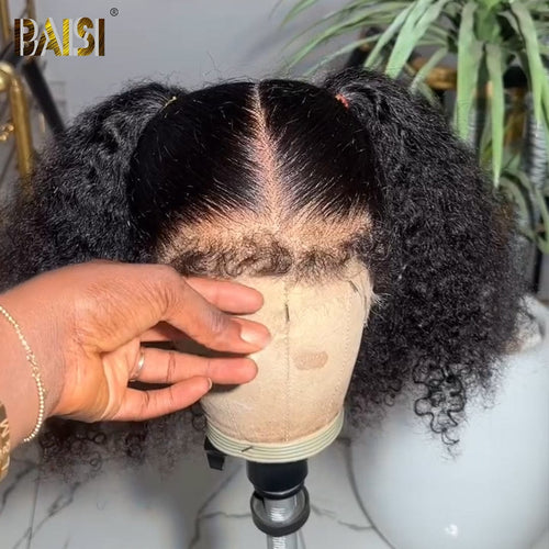 BAISI HAIR Pixie Cut Wig BAISI Full Lace With Cute Ponytail Natural Hairline Wig