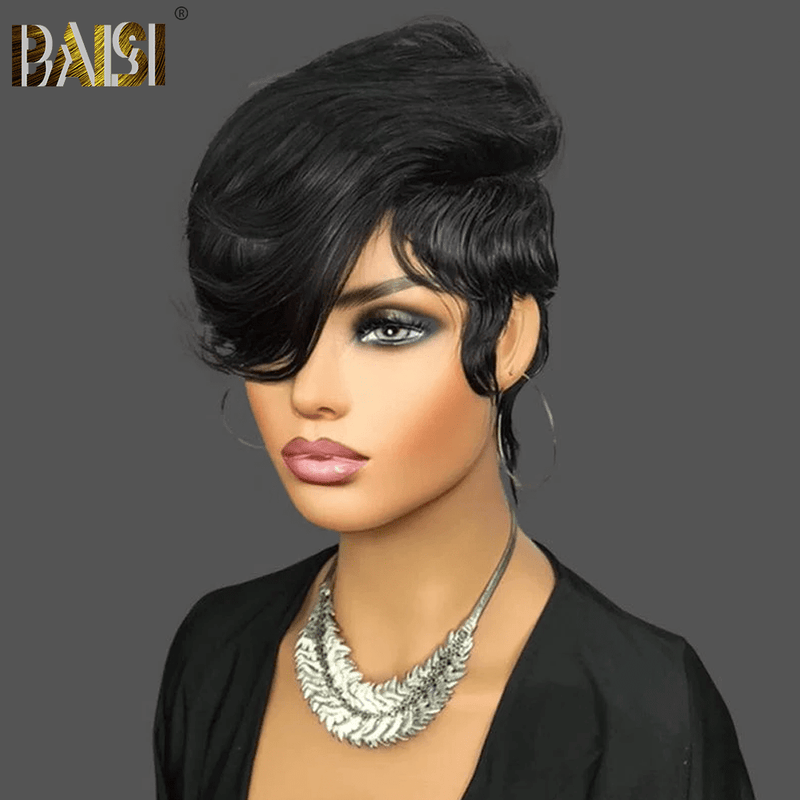 BAISI HAIR Pixie Cut Wig BAISI Pixie Cut Hair 5x5 Short Wig