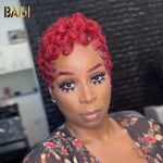 BAISI HAIR Pixie Cut Wig BAISI Pixie Finger Wave Machine Made Wig (Copy)