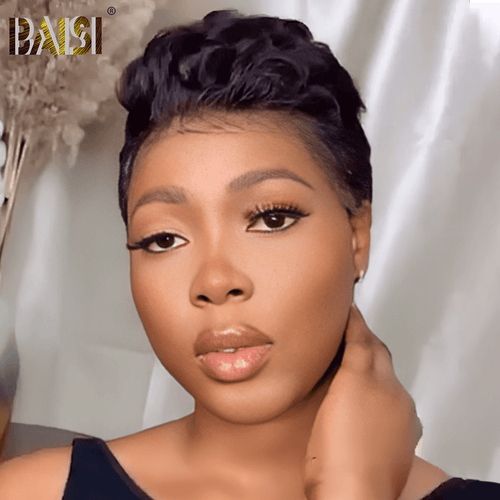 BAISI HAIR Pixie Cut Wig BAISI Silk Breathable Short Pixie Wig