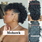 BAISI HAIR topper BAISI Mohawk PartialTopper(Not A Wig)