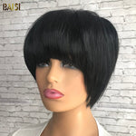 BAISI HAIR topper BAISI Natural Black Partial Topper With Bang(Not A Wig)