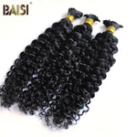 Bulk Hair Extensions 8A Brazilian Virgin Hair BAISI 10A Curly Hair Extensions No Weft