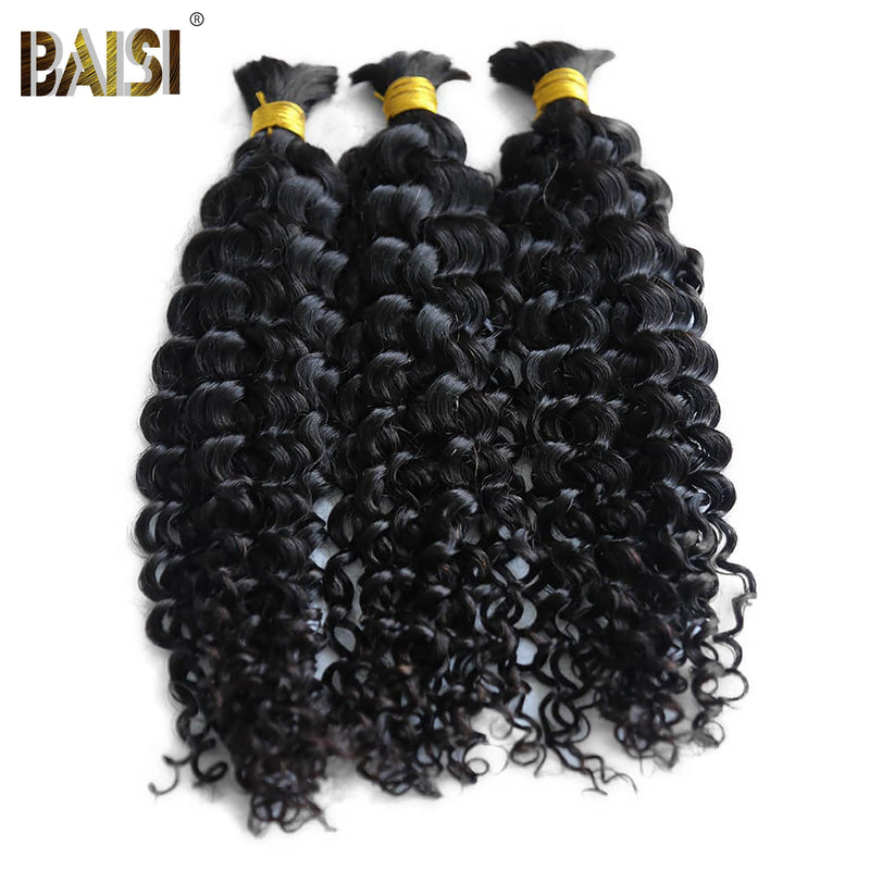 Bulk Hair Extensions 8A Brazilian Virgin Hair BAISI 10A Curly Hair Extensions No Weft