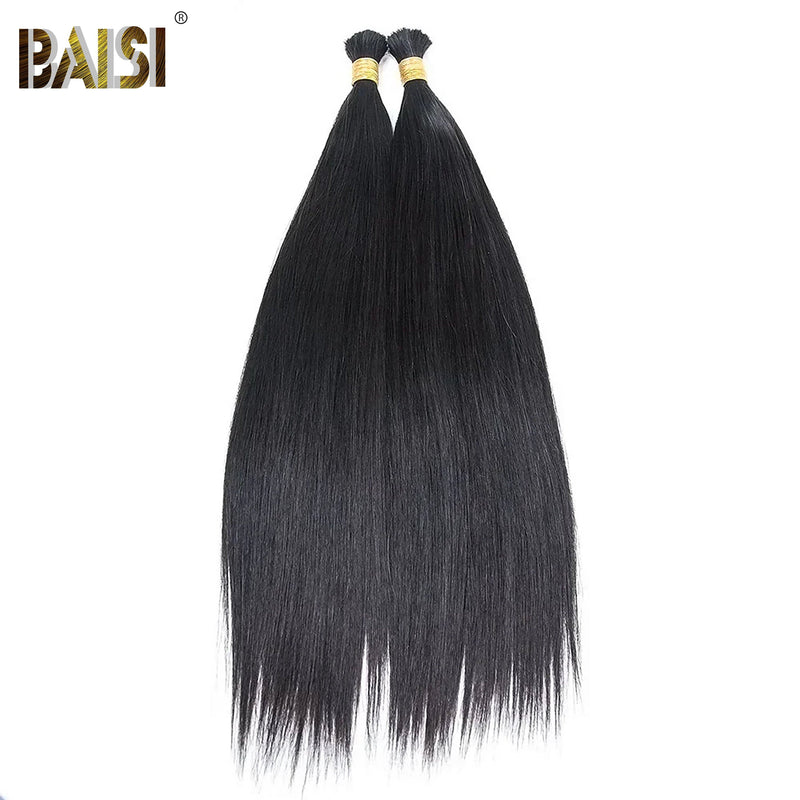 Bulk Hair Extensions 8A Brazilian Virgin Hair BAISI 10A Silk Virgin Hair Extensions No Weft