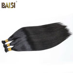 Bulk Hair Extensions 8A Brazilian Virgin Hair BAISI 10A Silk Virgin Hair Extensions No Weft