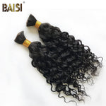 Bulk Hair Extensions 8A Brazilian Virgin Hair BAISI 10A Water Wave Hair Extensions No Weft