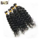 Bulk Hair Extensions 8A Brazilian Virgin Hair BAISI 10A Water Wave Hair Extensions No Weft