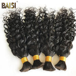 Bulk Hair Extensions 8A Brazilian Virgin Hair BAISI 10A Water Wave Hair Extensions No Weft