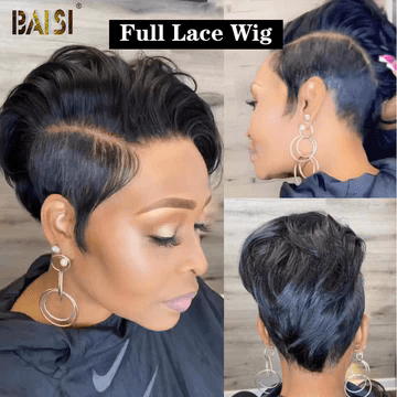 freegift product-gift BAISI $149 Full Lace Pixie Cut Wig