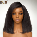 hairbs BOB Wig BAISI 250% Kinky Straight BoB Wig