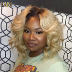 hairbs BOB Wig BAISI 250% Ombre Blonde Wavy BoB Wig