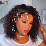 hairbs BOB Wig BAISI Side Part With Braid Glueless Lace BoB Wig