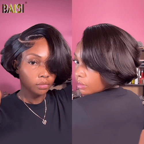 hairbs BOB Wig BAISI Unique Side Part Lace BOB Wig