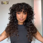 hairbs mullet BAISI Fashion Mullet Glueless Wig