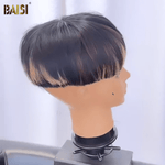 hairbs topper BAISI Highlight Partial Topper(Not A Wig)