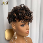 hairbs topper BAISI Wavy Partial Topper With Highlight (Not A Wig)