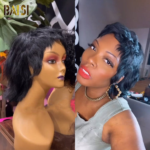 mullet mullet BAISI Mullet Cool Style Glueless Wig