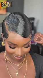 BAISI Full Lace Breathable With Wave Wig