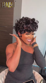 BAISI Sexy Quick Wave Short Wig