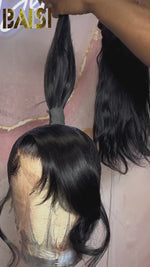 BAISI Fashion Style Full Lace Wig With Ponytail