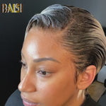 BAISI 1b/613 Straight Shott BOB Wig