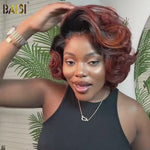 BAISI 1B-#4/350 Color BoB Wig