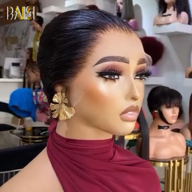 special offer BOB Wig BAISI Sexy Special Offer For Silk Straight Shot Cut Wig