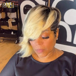USA topper BAISI 1B/613# Straight Partial Topper (Not A Wig)