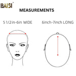 USA topper BAISI 1B/613# Straight Partial Topper (Not A Wig)