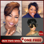 Wholesale Baisi 1 Full Lace Wig+1 Finger Wave Wig+1 Free Wig=$249 (Copy)