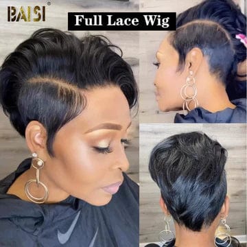 Wholesale price for 3 wigs Wholesale price for 3 wigs Baisi $129 Wholesale Price Full Lace Pixie Cut Wig