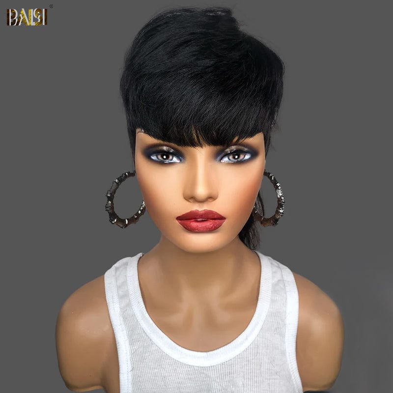 Wholesale price for 3 wigs Wholesale price for 3 wigs Baisi $59 Wholesale Price Short Mullet Glueless Wig