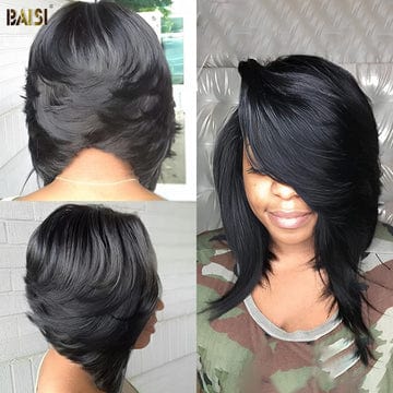 Wholesale price for 3 wigs Wholesale price for 3 wigs Baisi $89 Wholesale Price Side Part Sexy BoB Wig