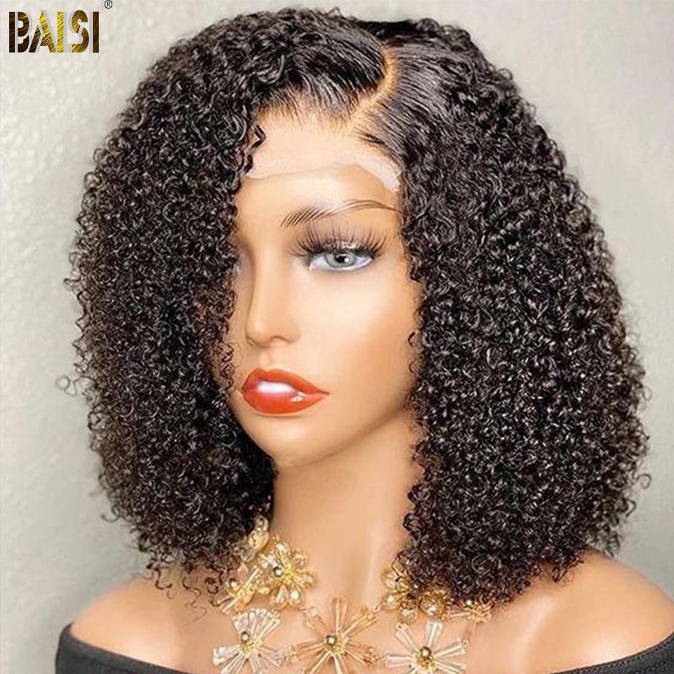 BAISI Lace Front Human Hair Afro Curl Wig – BAISI HAIR