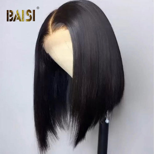 hairbs bob wig BAISI 12A Straight Bob Wig 100% Human Hair