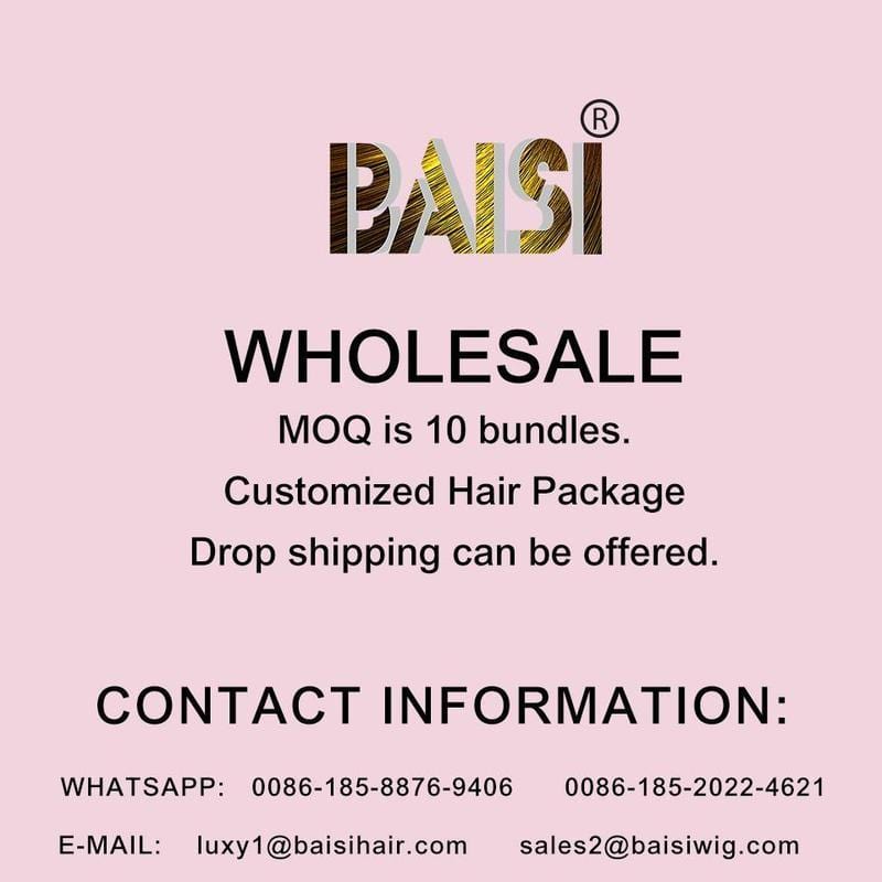 BAISI Natural Wave Bob Wig 100% Human Hair - BAISI HAIR