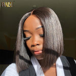 hairbs bob wig BAISI Straight Bob Wig 100% Human Hair